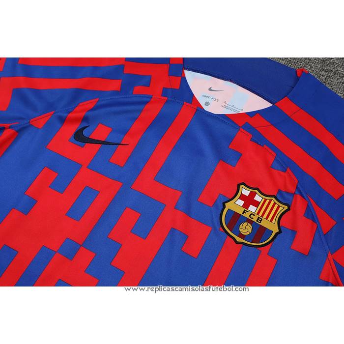 Fato de Treino
 Barcelona 2022-2023 Manga Curta
 Vermelho
 y Azul
 - Calcas Curta
